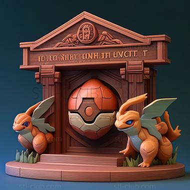 3D model Gonna Rule The School Try to Study Pokmon Trainers Scho (STL)